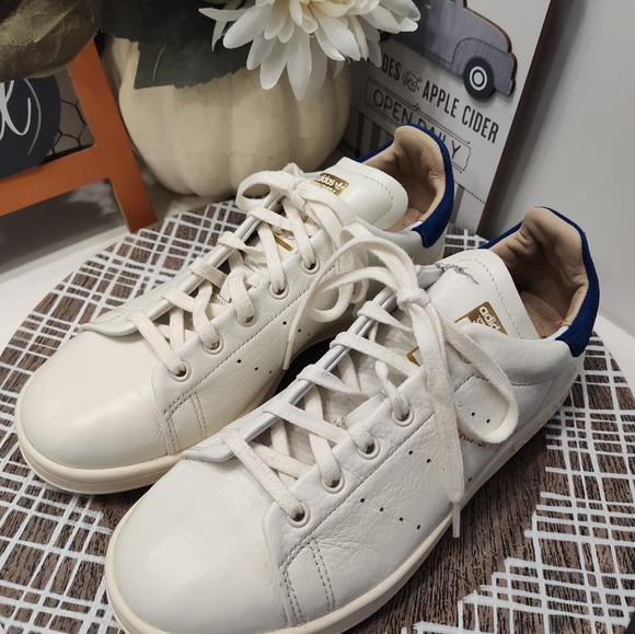 💞GUC Adidas Stan Smith Genuine Leather Low Top Lace Up Dress Sneaker, Unisex, 5 - Picture 7 of 16